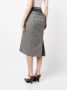 Maison Margiela Asymmetrische rok Grijs - Thumbnail 4