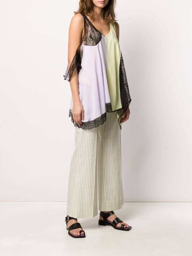 Maison Margiela Asymmetrisch hemd Paars