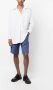Maison Margiela Gerafelde katoenen bermuda shorts Blauw - Thumbnail 2
