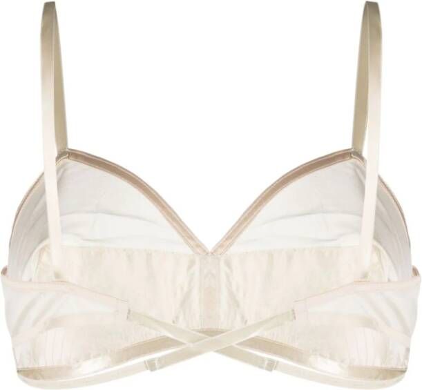 Maison Margiela Bh met strikdetail Beige