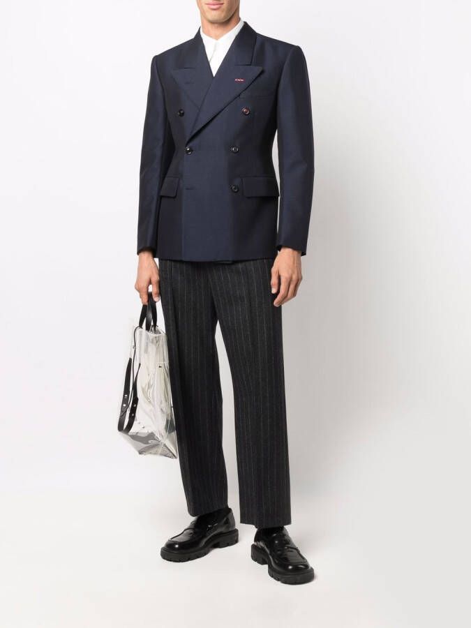 Maison Margiela Blazer met dubbele rij knopen Zwart