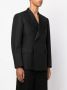 Maison Margiela Mohair blazer met dubbele rij knopen Zwart - Thumbnail 3