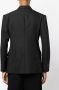 Maison Margiela Mohair blazer met dubbele rij knopen Zwart - Thumbnail 4