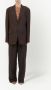 Maison Margiela Blazer met enkele rij knopen Bruin - Thumbnail 2