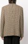 Maison Margiela Blazer met pied-de-poule print Bruin - Thumbnail 4