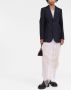 Maison Margiela Mohair blazer met enkele rij knopen Blauw - Thumbnail 2