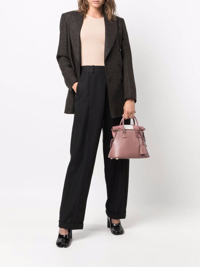 Maison Margiela Getailleerde body met lange mouwen Beige