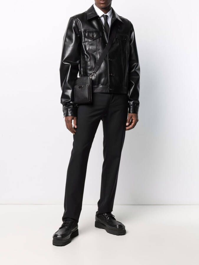 Maison Margiela Broek met trekkoordtaille Zwart