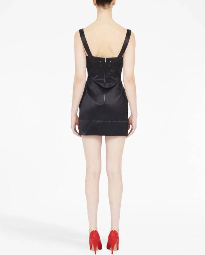 Maison Margiela Work-In-Progress mini-jurk Zwart