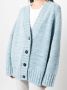 Maison Margiela Vest met V-hals en print Blauw - Thumbnail 5