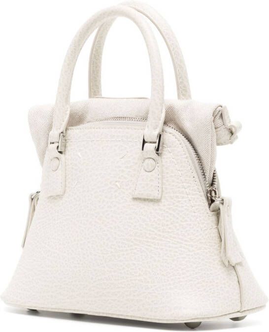 Maison Margiela 5AC Classique kleine tas met handgreep Wit