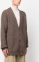 Maison Margiela Vest met V-hals van alpacablend Bruin - Thumbnail 3
