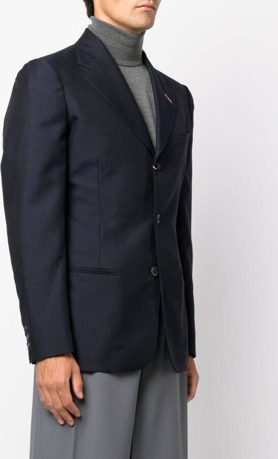 Maison Margiela Colbert met enkele rij knopen Blauw