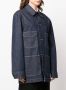 Maison Margiela Jack met contrasterend stiksel Blauw - Thumbnail 3