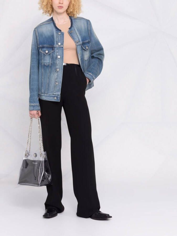 Maison Margiela Denim jack Blauw