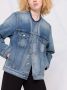 Maison Margiela Denim jack Blauw - Thumbnail 5