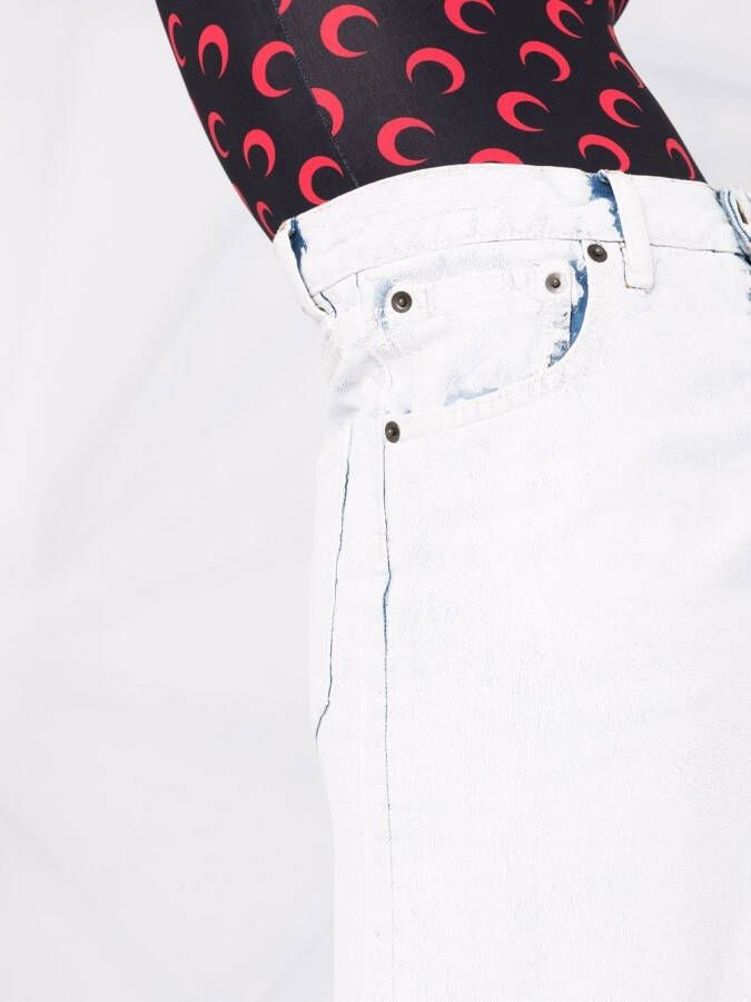 Maison Margiela Denim maxi-rok Wit