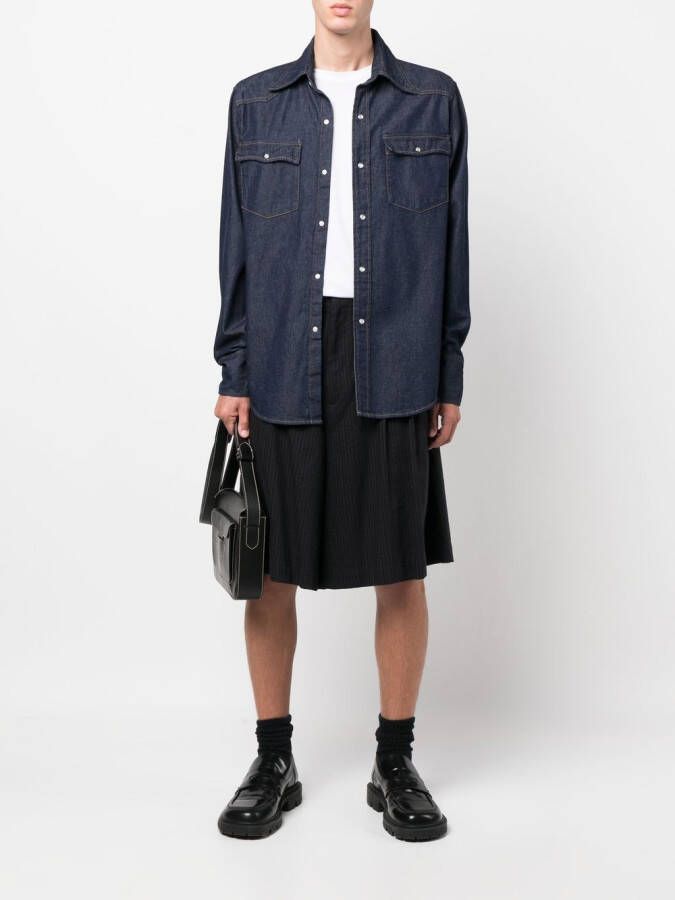 Maison Margiela Denim overhemd Blauw