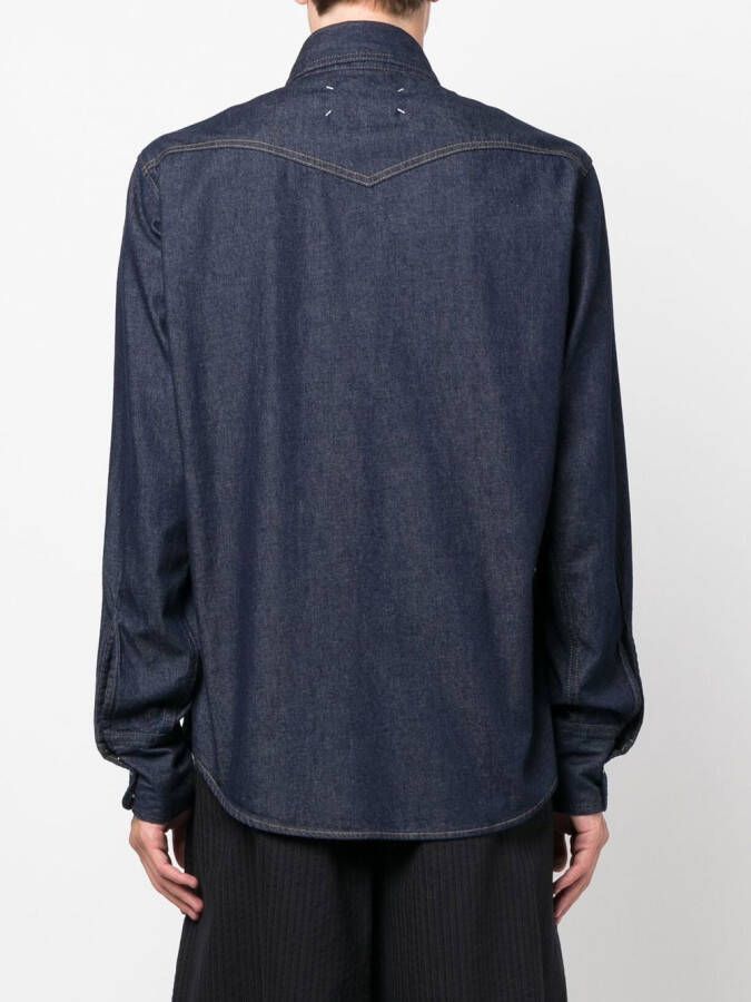 Maison Margiela Denim overhemd Blauw