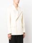 Maison Margiela Mohair-zijden blazer met dubbele rij knopen Beige - Thumbnail 3