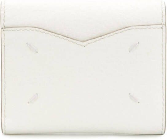 Maison Margiela Leren portemonnee Wit