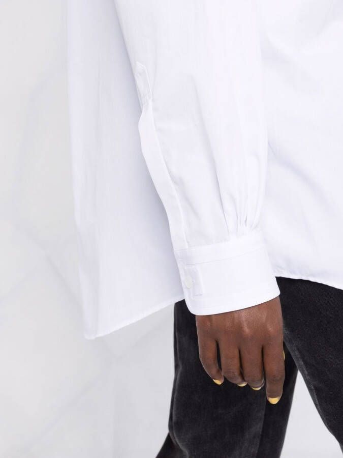 Maison Margiela Effen blouse Wit