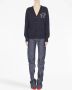 Maison Margiela Intarsia vest Blauw - Thumbnail 2