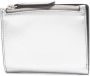 Maison Margiela Metallic portemonnee met stiksels Zilver - Thumbnail 2