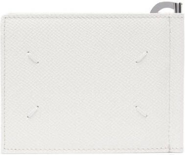 Maison Margiela Portemonnee met vier stiksels Wit