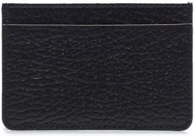 Maison Margiela Four-stitch pasjeshouder met logo Zwart