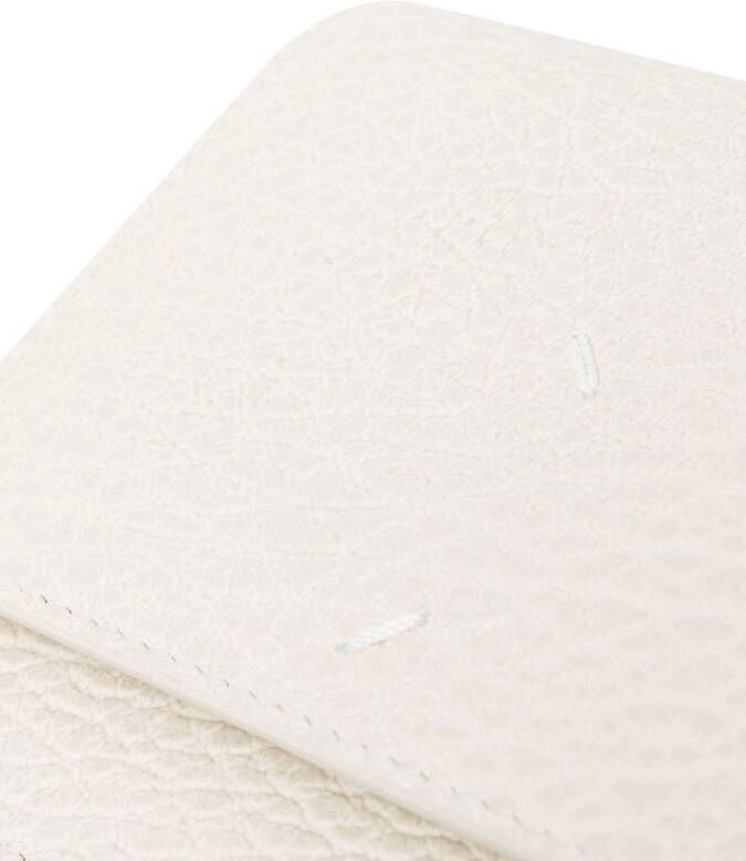 Maison Margiela Four Stitches portemonnee met ketting Beige