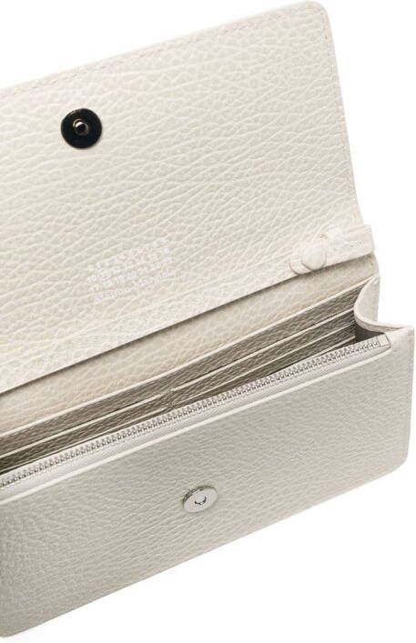Maison Margiela Four Stitches portemonnee met ketting Beige