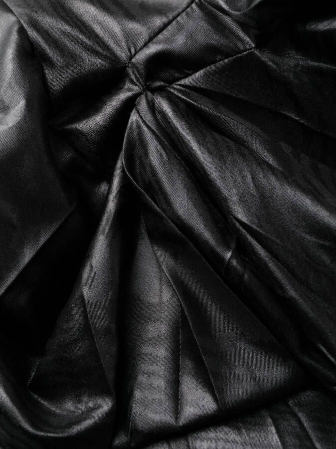 Maison Margiela Midi-jurk met moiré-effect Zwart