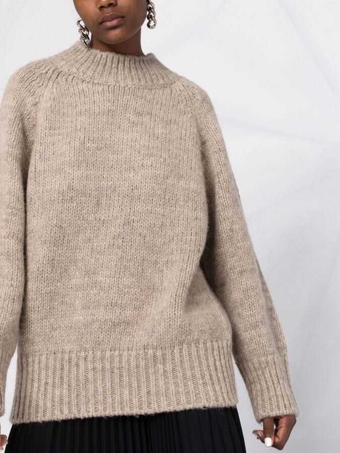 Maison Margiela Gebreide coltrui Beige