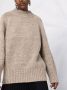 Maison Margiela Gebreide coltrui Beige - Thumbnail 5