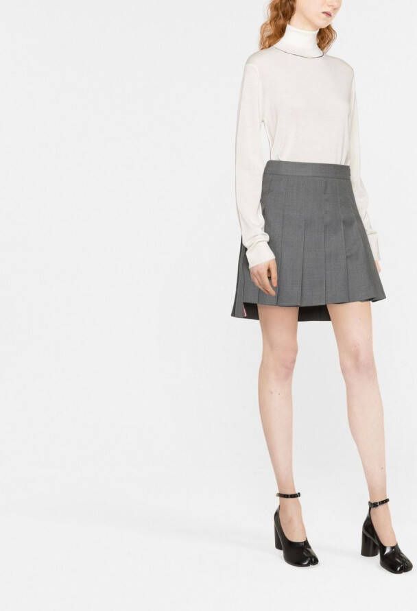 Maison Margiela Work-In-Progress trui met hoge hals Beige