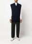 Maison Margiela Gelaagde top met V-hals Blauw - Thumbnail 2