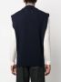 Maison Margiela Gelaagde top met V-hals Blauw - Thumbnail 5