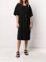 Maison Margiela Geplooide T-shirtjurk Zwart - Thumbnail 2