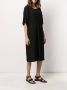 Maison Margiela Geplooide T-shirtjurk Zwart - Thumbnail 3