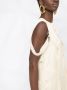 Maison Margiela Gerafelde midi-jurk Beige - Thumbnail 3