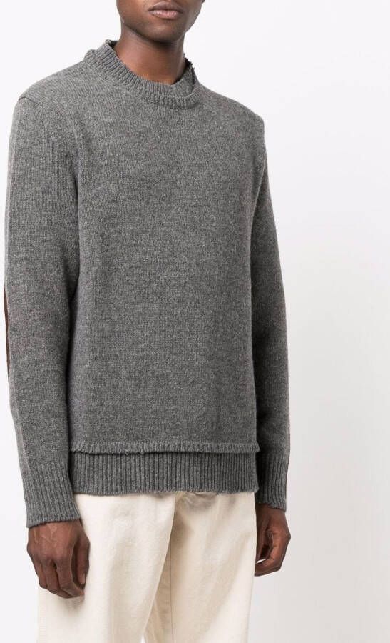 Maison Margiela Gerafelde trui Grijs