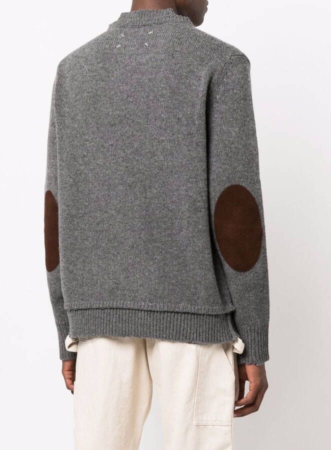 Maison Margiela Gerafelde trui Grijs