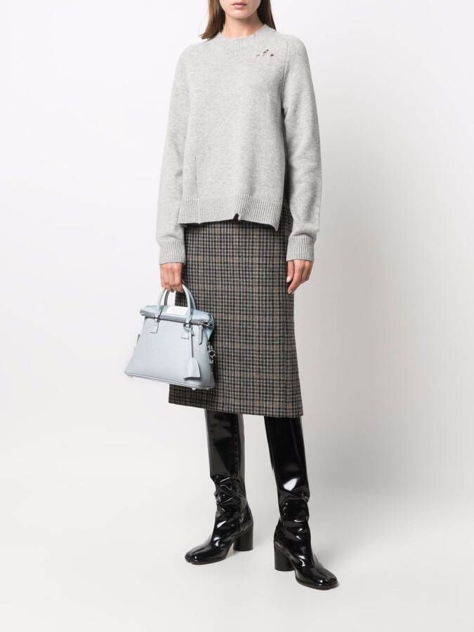 Maison Margiela Gerafelde trui Grijs