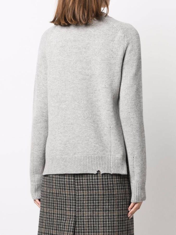 Maison Margiela Gerafelde trui Grijs