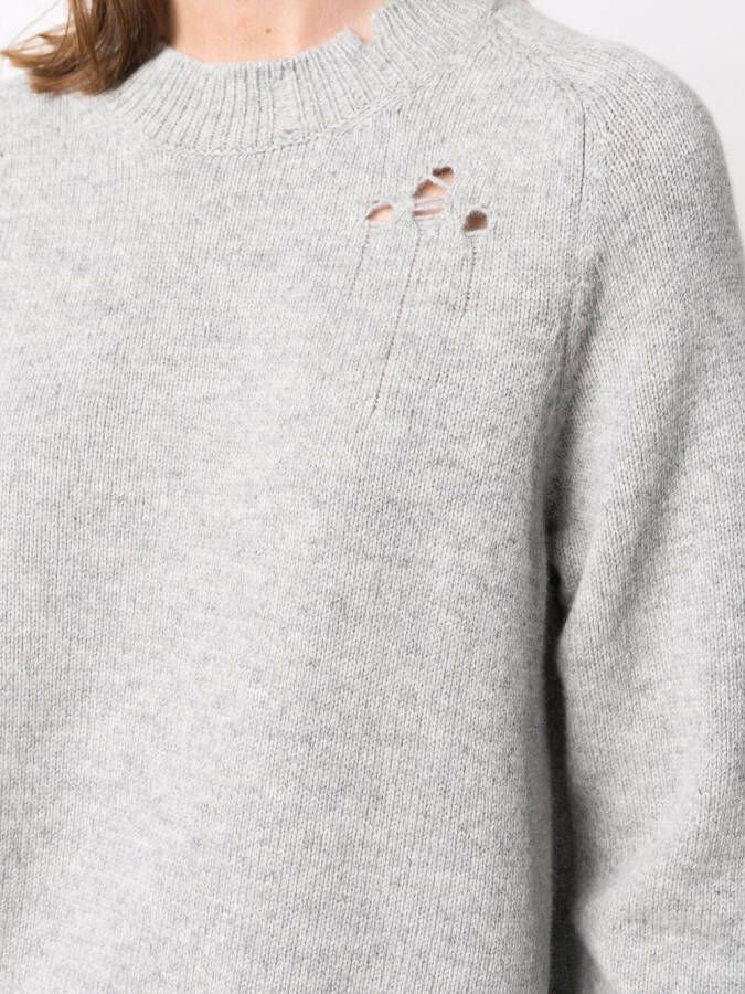 Maison Margiela Gerafelde trui Grijs