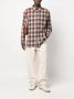 Maison Margiela x Pendleton geruit wollen overhemd Rood - Thumbnail 2
