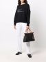 Maison Margiela Grote 5AC geruite shopper Zwart - Thumbnail 2
