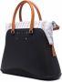 Maison Margiela Grote 5AC geruite shopper Zwart - Thumbnail 3