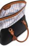 Maison Margiela Grote 5AC geruite shopper Zwart - Thumbnail 5